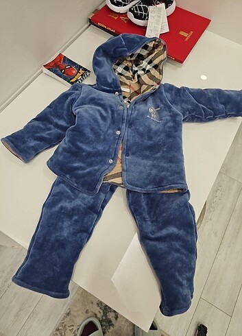 Burberry Burberry Bebek Kadife takım