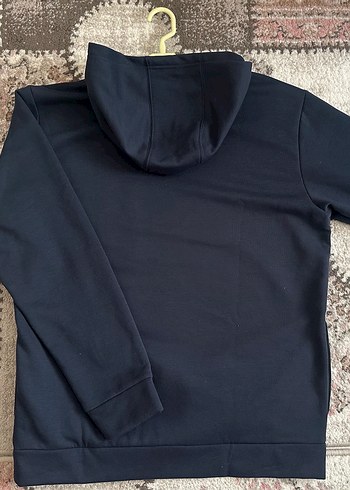 Adidas Siyah Kapüşonlu Fermuarlı Sweatshirt - Görsel 2