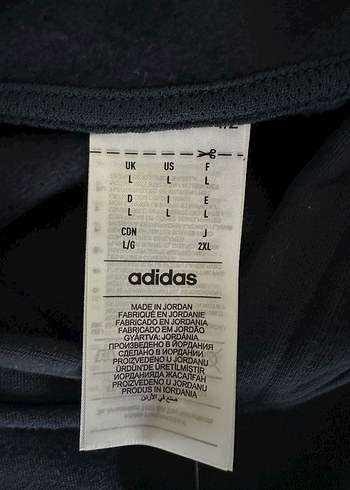 Adidas Siyah Kapüşonlu Fermuarlı Sweatshirt - Görsel 5