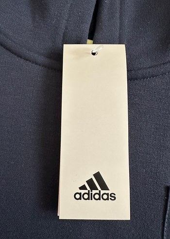 Adidas Siyah Kapüşonlu Fermuarlı Sweatshirt - Görsel 6