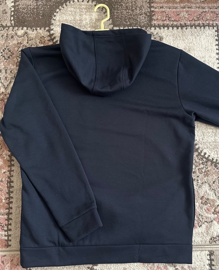 Adidas Siyah Kapüşonlu Fermuarlı Sweatshirt - Görsel 2