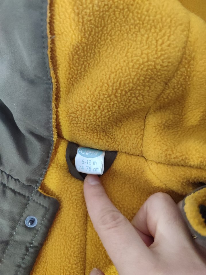 Kapüşonlu Fermuarlı Bebek Kayak Tulumu - Görsel 4