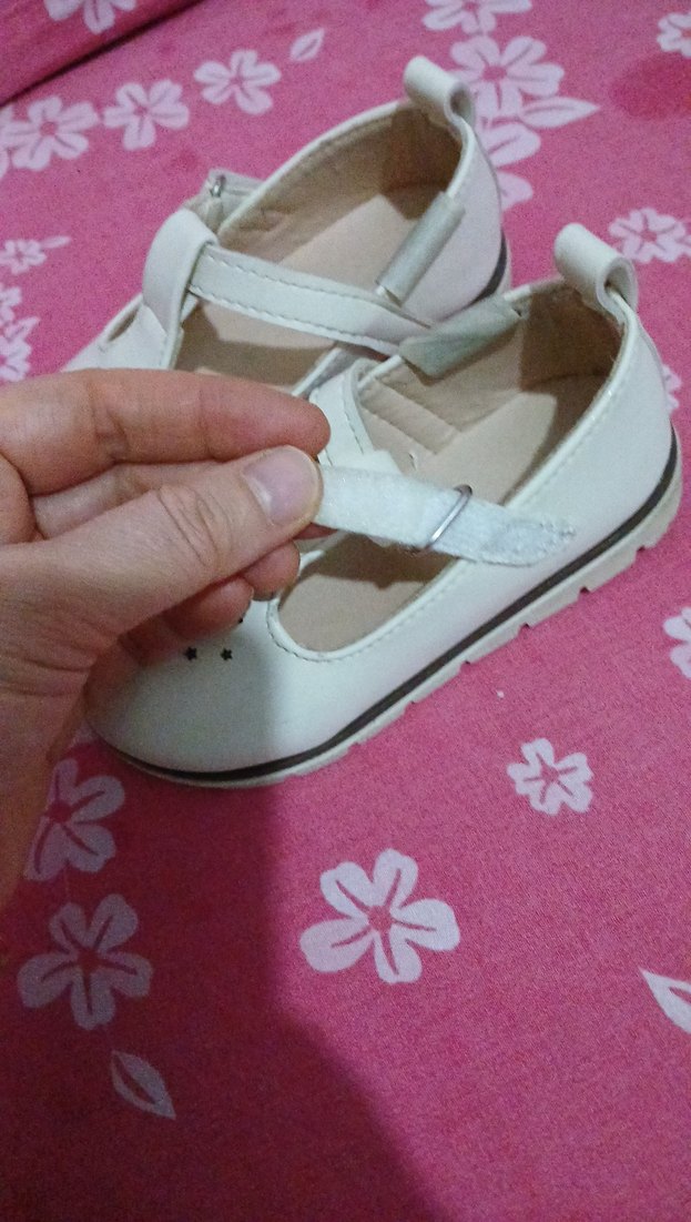 Kız Çocuk Beyaz Tokalı Babet Ayakkabı - Görsel 4
