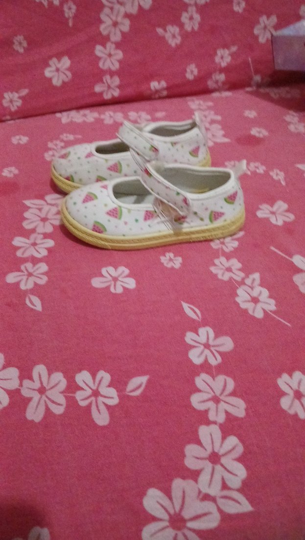 Kız Bebek Renkli Baskılı İlk Adım Ayakkabısı - Görsel 3