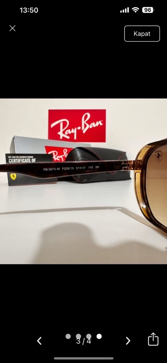 Rb 3674 f029/13 51 ferrari - Görsel 4