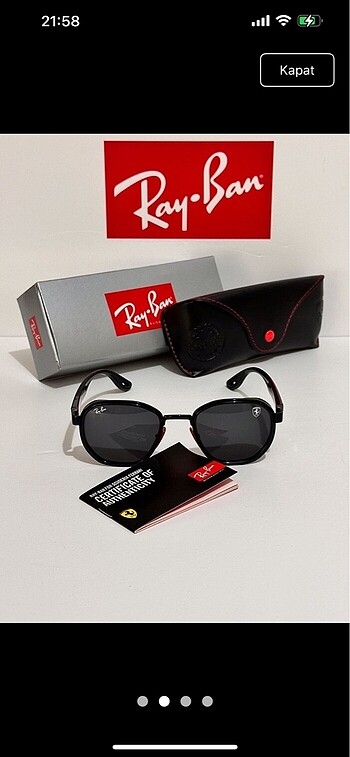 Ray Ban Rb3674 f08/71 51 ekartman Ferrari