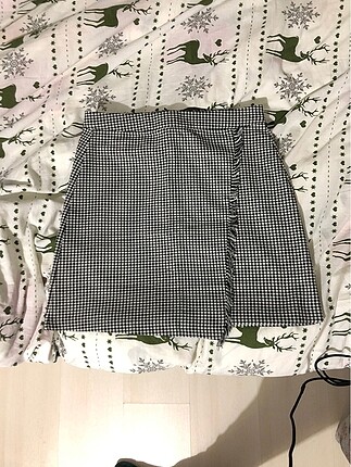 Pull&Bear desenli mini etek