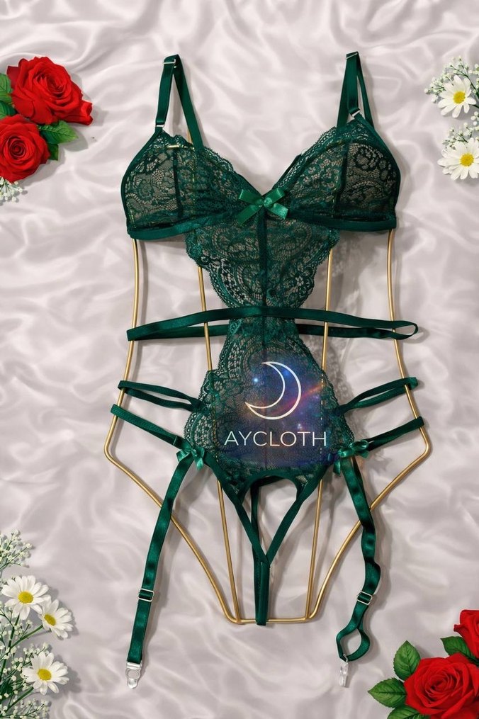 Yeşil Babydoll - Görsel 3