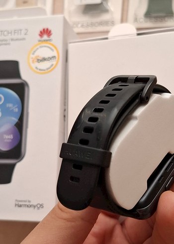 Siyah Akıllı Saat Sensörlü - Görsel 2