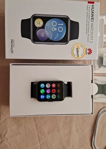 Siyah Akıllı Saat Sensörlü - Görsel 5