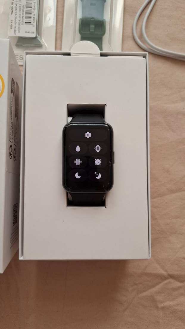 Siyah Akıllı Saat Sensörlü - Görsel 4