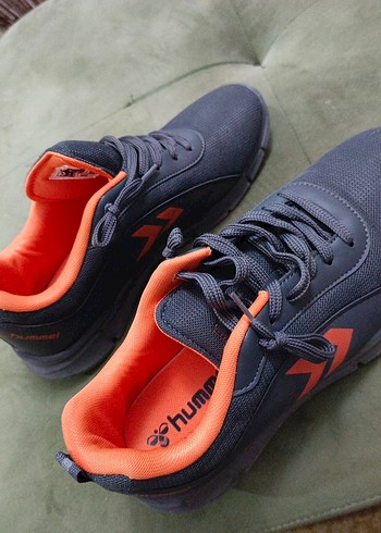 Gri Turuncu Erkek Spor Ayakkabı 5 kez giyildi - Görsel 5