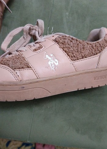 Bej Süet Kadın Spor Ayakkabı - Görsel 4