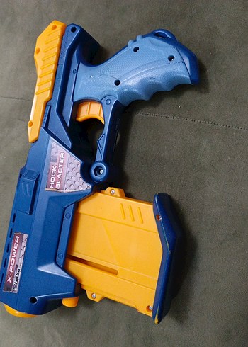 Renkli Mavi Oyuncak Tabanca X.POWER mermisi 2 adet - Görsel 2