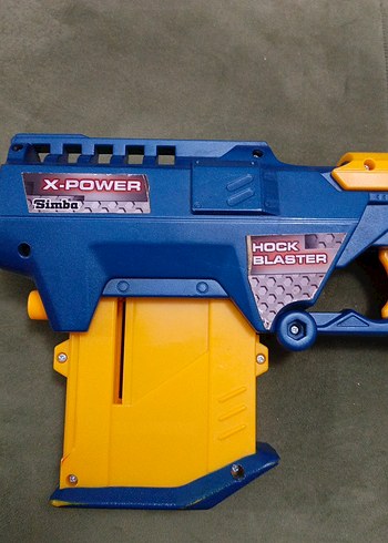Renkli Mavi Oyuncak Tabanca X.POWER mermisi 2 adet - Görsel 3