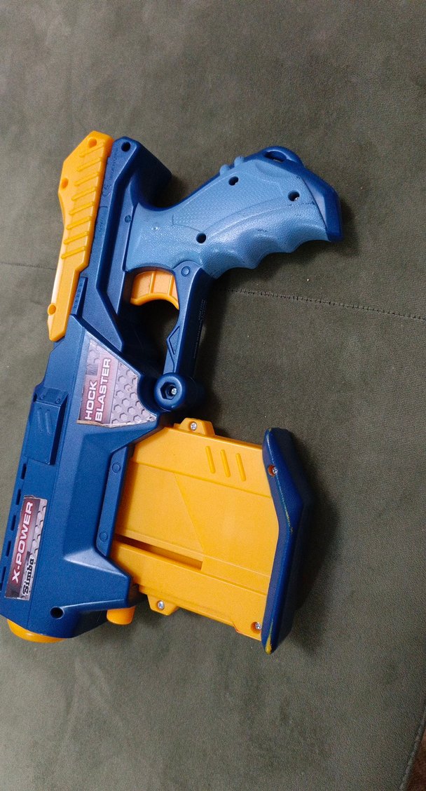 Renkli Mavi Oyuncak Tabanca X.POWER mermisi 2 adet - Görsel 2