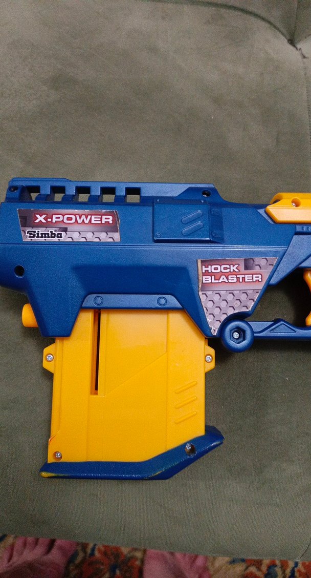 Renkli Mavi Oyuncak Tabanca X.POWER mermisi 2 adet - Görsel 3