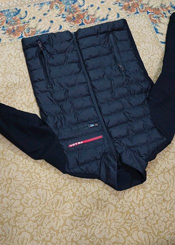 Prada Siyah Fermuarlı Erkek Mont - Görsel 5