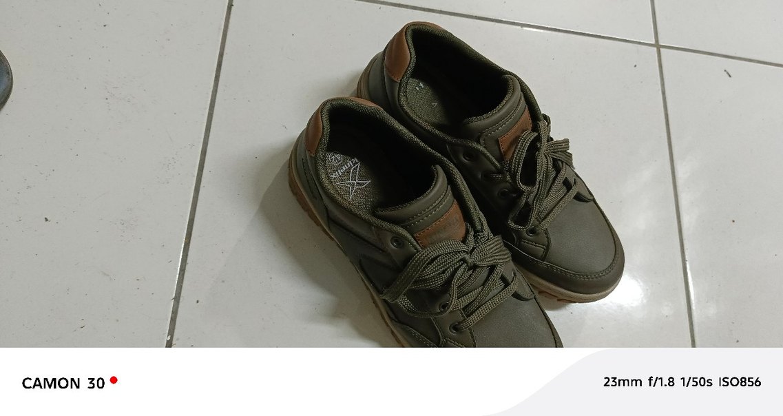 Gri Erkek Sokak Stili Bağcıklı Spor Ayakkabı - Görsel 5