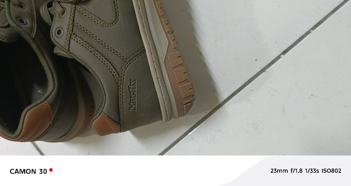 Gri Erkek Sokak Stili Bağcıklı Spor Ayakkabı - Görsel 2