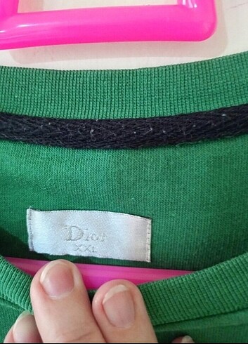 xxl Beden yeşil Renk Dior marka sweatshirt 