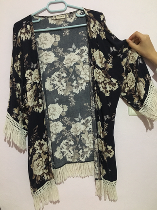 Markasız Ürün Çiçekli Kimono 