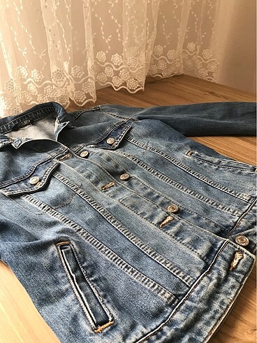 xs Beden mavi Renk Kot ceket