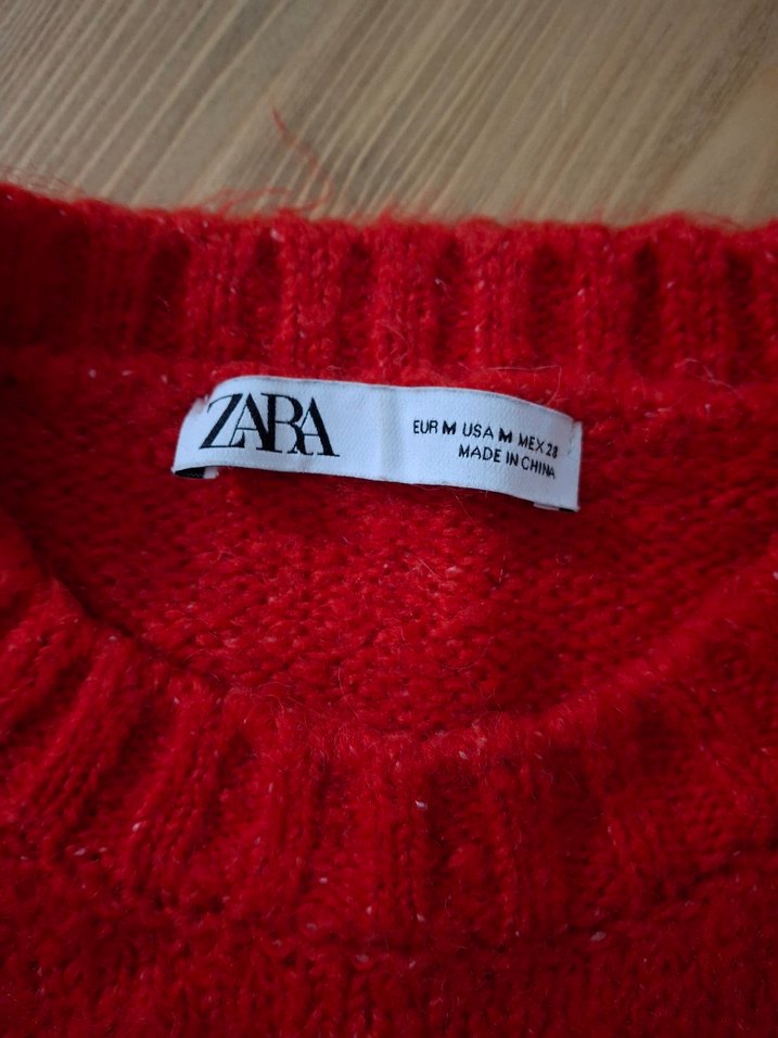 Zara Crop Kazak - Görsel 5