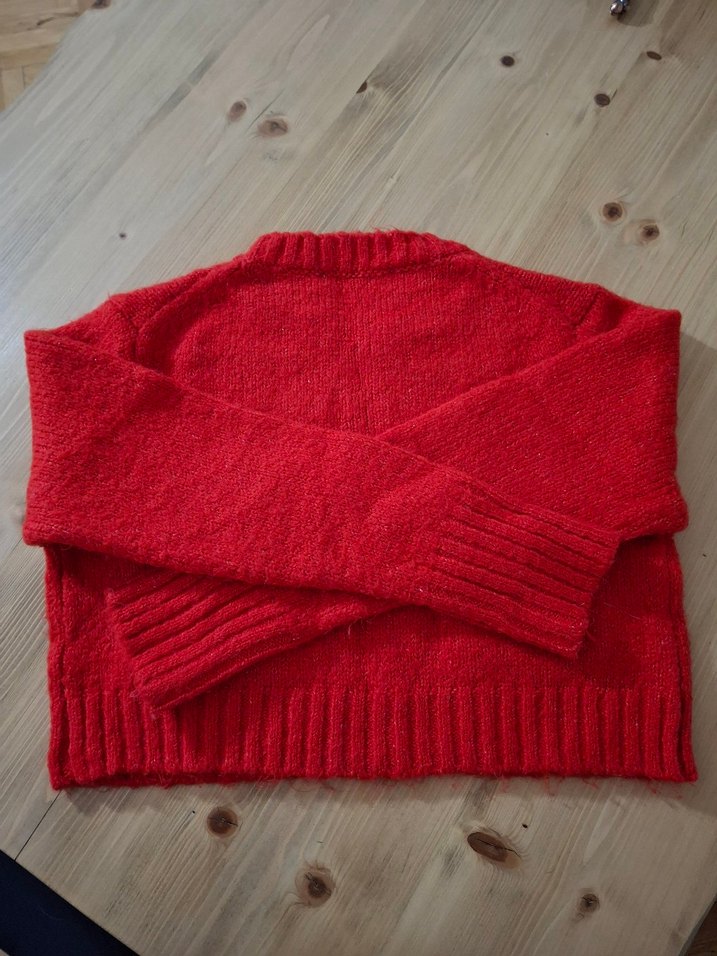 Zara Crop Kazak - Görsel 3