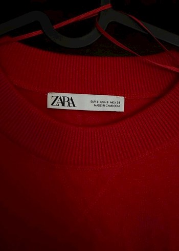 s Beden kırmızı Renk Zara Kırmızı Kazak
