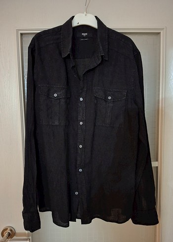 Mavi Jeans Mavi Premium Keten gömlek