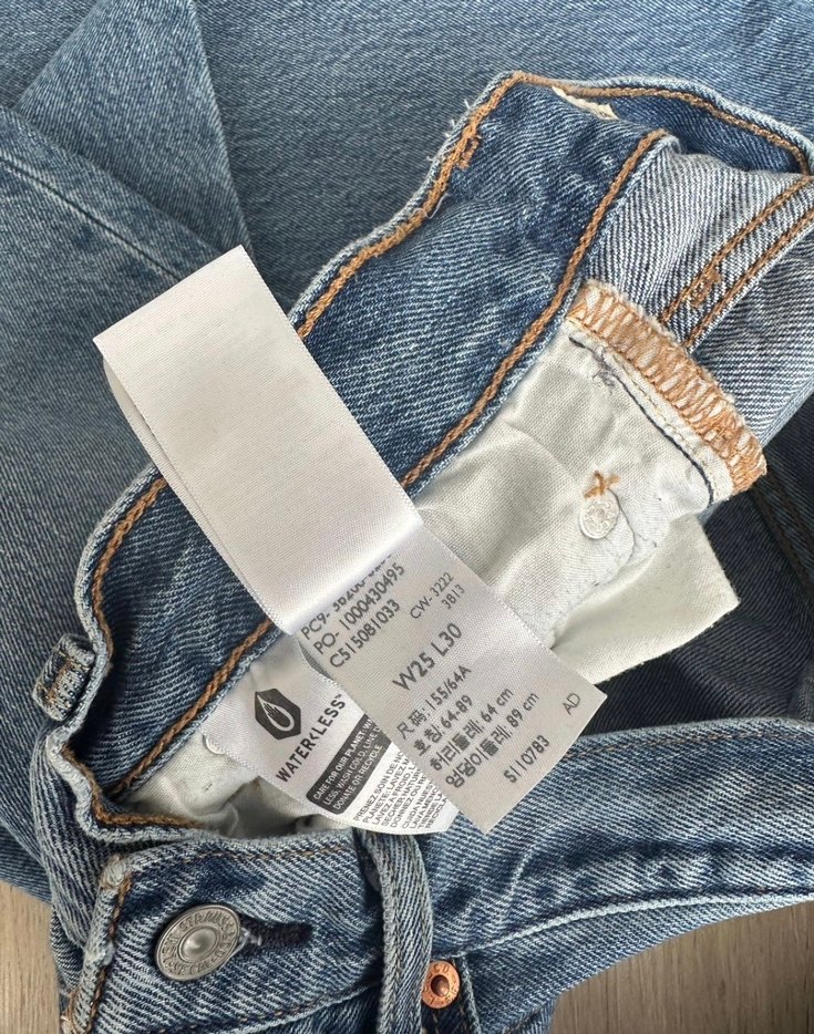 Orjinal Levis 501 Jean 25 /30 - Görsel 5