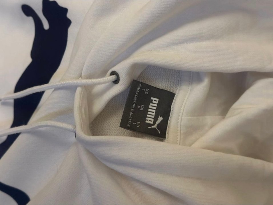 Puma Fenerbahçe Kapüşonlu Beyaz Sweatshirt - Görsel 3