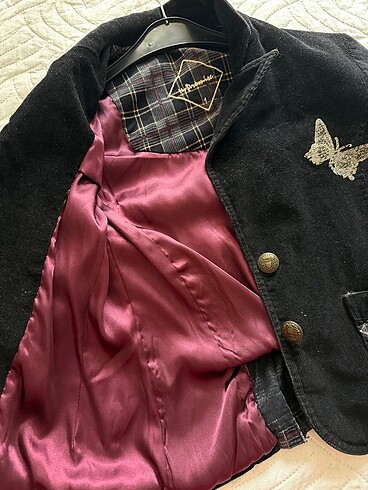 blazer ceket kadife kumaş yurtdışı - Görsel 3