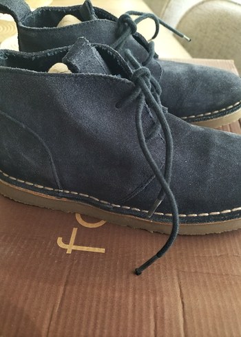 Gri Süet Bağcıklı Erkek Çocuk Ayakkabısı - Görsel 2