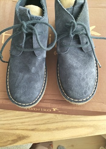 Gri Süet Bağcıklı Erkek Çocuk Ayakkabısı - Görsel 3