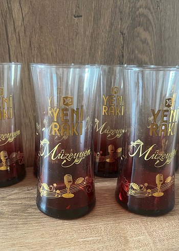 Yeni Rakı Müzeyyen Bardak Seti