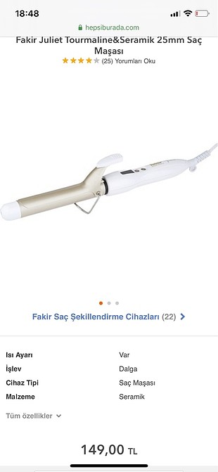 Fakir saç maşası