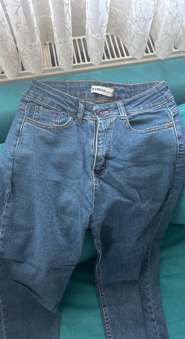 Mavi Fitted Kadın Midi Boy Kot Pantolon - Görsel 2