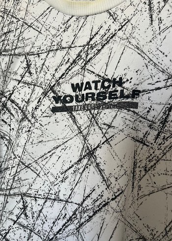 Erkek Gri Baskılı Uzun Kollu Sweatshirt - Görsel 3