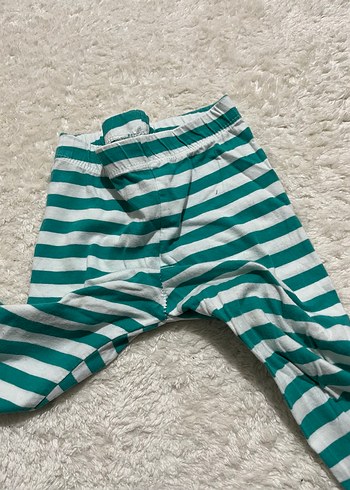 Yeşil Çizgili Örgü Erkek Çocuk Pantolonu - Görsel 5