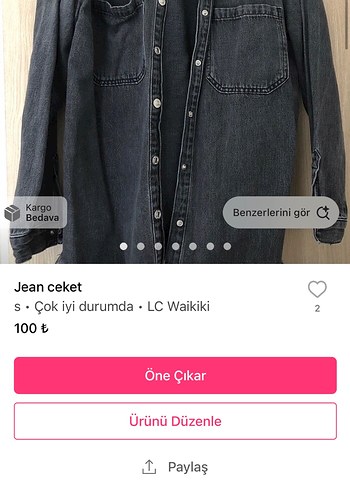 universal Beden 2 mont 2 ceket 4 ürün