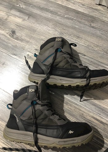 Decathlon Kislik Gri Siyah Bagcikli Bot