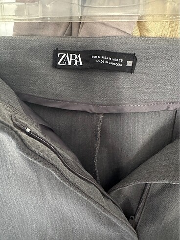m Beden gri Renk Zara culotte pantolon