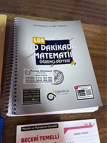 8. Sınıf matematik test kitapları