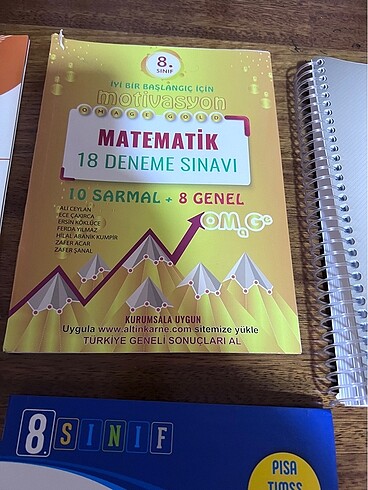 Beden 8. Sınıf matematik test kitapları