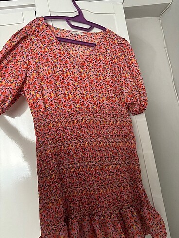 LC Waikiki Çiçekli mini elbise