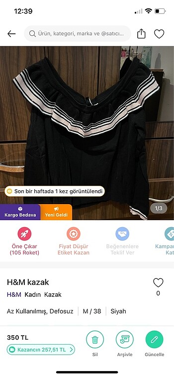 H&M kazak