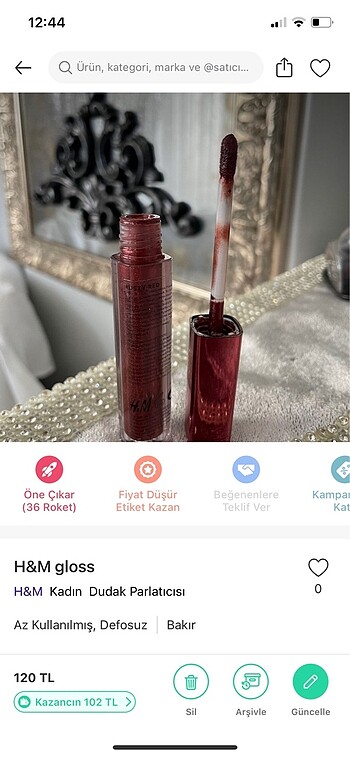 H&M gloss