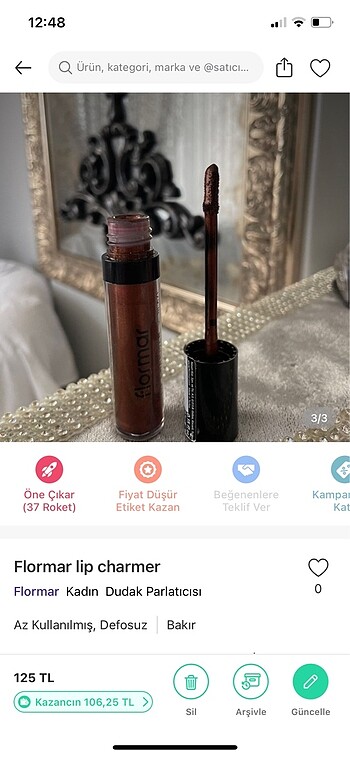 Beden Flormar lip charmer